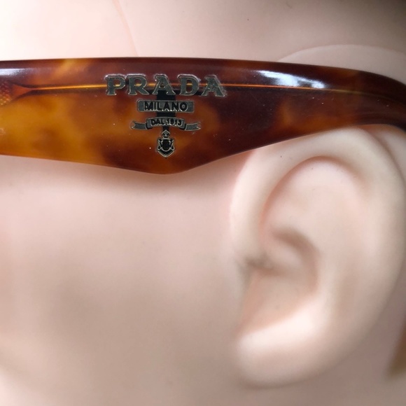 Prada Sunglasses glasses brown tortoise SPR20P 56 19 NAK-6S1 140 3N
